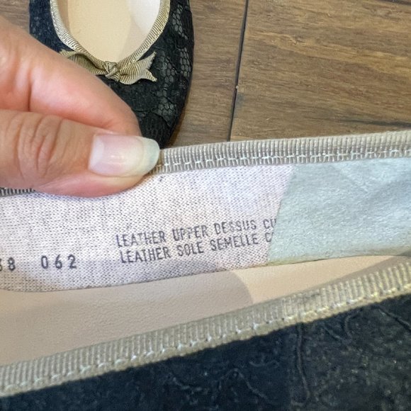 Italian Leather and Lace Pointy Flats -8- - Picture 9 of 13